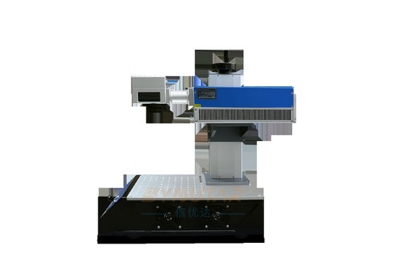 เครื่องหมายเลเซอร์ UV พกพา 355nm เครื่องหมายเลเซอร์ 50Hz แบบโต๊ะทํางานที่กําหนดเอง
