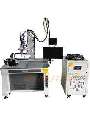 เครื่องเชื่อมไฟเบอร์เลเซอร์โลหะ 50HZ เครื่องเชื่อมเลเซอร์อลูมิเนียม
