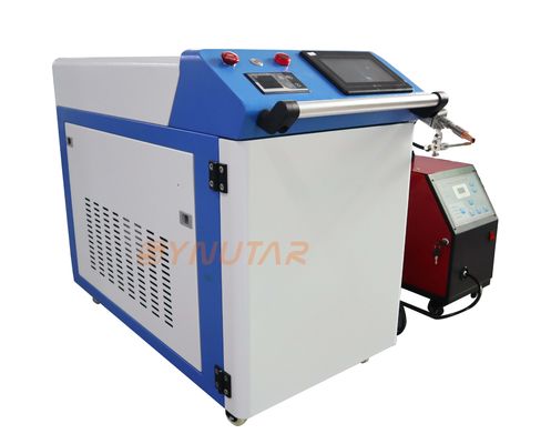 เครื่องเชื่อมเลเซอร์ไฟเบอร์มือเล็ก 3000W อัตโนมัติ 3 ใน 1 เครื่องเชื่อมเลเซอร์