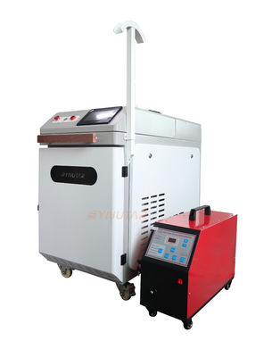 เครื่องเชื่อมเลเซอร์ไฟเบอร์มือ อุปกรณ์เชื่อมอลูมิเนียม 2000W ที่มีพลังงาน