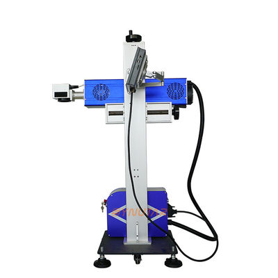 เครื่องหมายโลหะด้วยเลเซอร์ UV / CO2 เครื่องหมายเลเซอร์ไฟเบอร์อัตโนมัติ 20w