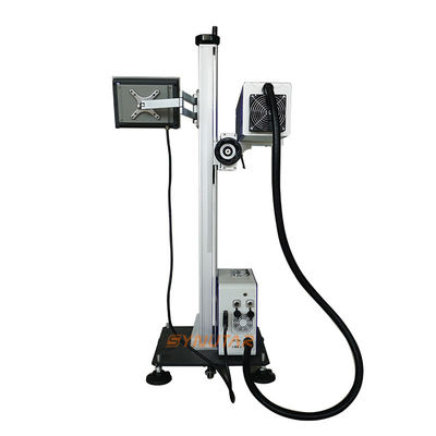 เครื่องหมายเลเซอร์ไฟเบอร์ CO2 อัตโนมัติ สําหรับขวดพลาสติก