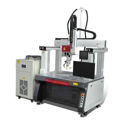 เครื่องเชื่อมเลเซอร์อัตโนมัติเต็ม ระบบเชื่อมเลเซอร์แบตเตอรี่ลิเดียม 3000W