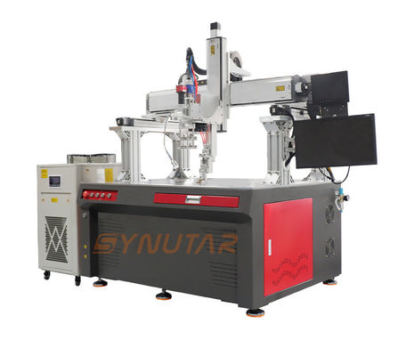 เครื่องเชื่อมเลเซอร์อัตโนมัติเหล็ก 220 วอลต์ ความแม่นยําพลังงานสูง