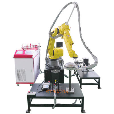 เครื่องปั่นเลเซอร์อัตโนมัติ 4000W / 6000W พร้อมแขนหุ่นยนต์ที่ฉลาด