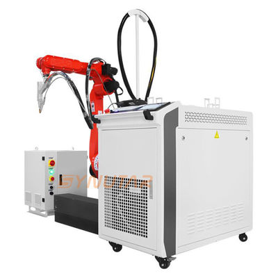 เครื่องเชื่อมเลเซอร์หุ่นยนต์อุตสาหกรรมแม่นยํา CNC 6 แกน