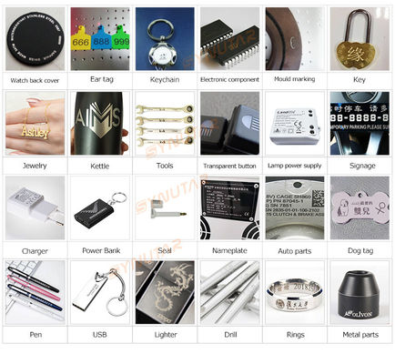 20W / 30W เครื่องหมายเลเซอร์ขนาดเล็กและเครื่องฉลาก