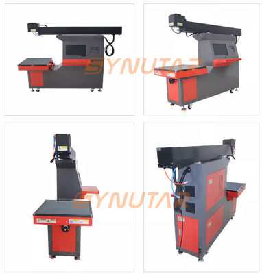 AC220V / 50Hz / 10A แหล่งไฟฟ้า CO2 เครื่องหมายเลเซอร์ด้วย EZCAD Software และ Tube Laser Glass