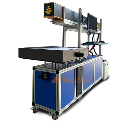 เครื่องเครื่องหมายเลเซอร์ CO2 สําหรับการทําเครื่องหมายถาวรบนวัสดุต่าง ๆ ด้วยโปรแกรม EZCAD