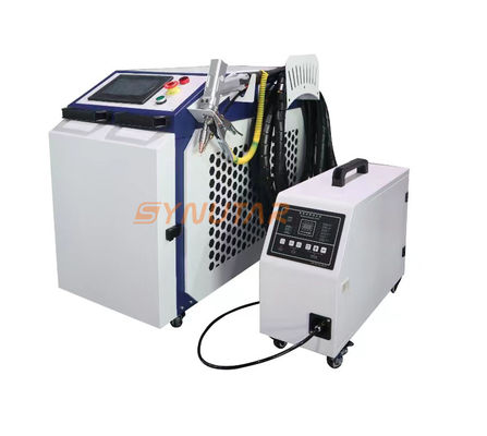 เครื่องทําความสะอาดเลเซอร์ที่เย็นด้วยน้ําพกพา ความยาวคลื่น 1064nm 220V สาย M2&lt;1.2