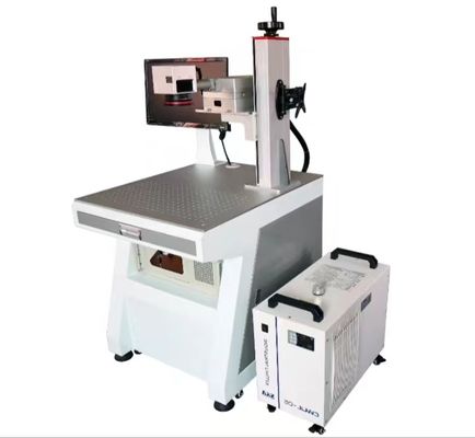 เครื่องหมายเลเซอร์ UV 20Wมืออาชีพ 110mm x 110mm พื้นที่หมาย 0.15mm ขนาดตัวอักษรขั้นต่ํา