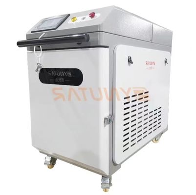 เครื่องทําความสะอาดเลเซอร์มือถือ 220V/50Hz M2&lt;1.2 เครื่องทําความสะอาดเลเซอร์มือถือ 1-20KHz ความถี่กระแทก 1064nm