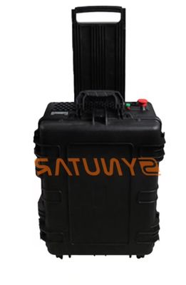 เครื่องทําความสะอาดเลเซอร์ไฟเบอร์ 1064nm 100W พกพาสําหรับงานสแกน