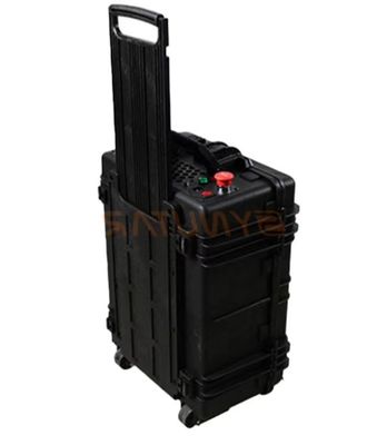 เครื่องทําความสะอาดเลเซอร์ไฟเบอร์ที่เย็นด้วยอากาศแบบพกพา มีระยะสแกน 100mm*100mm