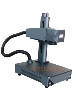 เครื่องหมายเลเซอร์ไฟเบอร์ 1064nm 220V / 50Hz ความลึกการตรา 0.01-2 มม สําหรับโลหะ