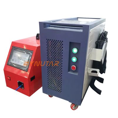 เครื่องปั่นเลเซอร์ 1000W-2000W ความลึกในการปั่น 0.5-5 มม เครื่องปั่นเลเซอร์มือถือที่เย็นด้วยอากาศ